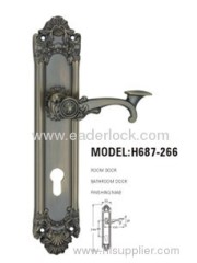 Zinc alloy wood door handle