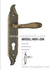 Zinc alloy wood door handle