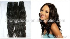 hot selling 100% unprocessed human hair weft model model hair extension