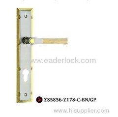 Zinc wood door handle