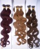 Body wave virgin hair extension(I-tip,U-tip,V-tip,Flat,Micro loop hair)