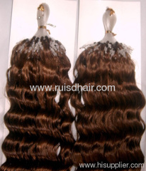 High quality Curly human hair extension