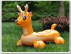 Inflatable PVC deer swim rider