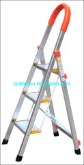 aluminium ladder household ladder home ladder step ladder 3rungs 3steps D Type pipe step width 13cm