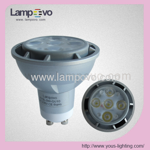 GU10 5*1W 5W HIGH POWER LED BULB