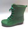 Green Size 11 Womens Rain Boot , Lace Up PVC Upper EVA 25 Insole