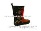 Red Rubber Rain Boot Children , Beautiful Cotton Lining Size 25