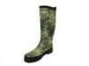 Camo Rubber Rain Boot Long , 3/4 Inch Heel 13 In Circumference