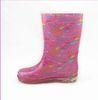 Kid PVC Rain Boots , Pink Polka Dot Size 34 Platform Polka Dot