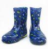 Blue Ankle Rain Boots , Polka Dot Size 7 Insole 19.5cm For Children