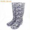 Waterproof Knee Rain Boots , Grey Size 10 Insole EVA For Grils