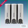 350ML*3 Bathroom Manual Triple Soap Dispenser , Liquid Soap Dispensers