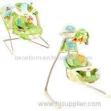 Fisher Price Rainforest Open Top Cradle Swing