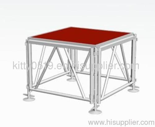 Factory Direct Marketing Plywood Aluminium Stage or steel stage / Mobile stage with Adjustable Height 38-150cm