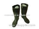 Black Rubber Work Boot Size 7 , Waterproof Rubber Outsole With Culf