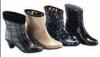 Waterproof High Heel Rain Boots , Ankle Size 36 Simple For Ladies