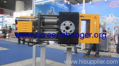 dual column double working position continuous screen changer