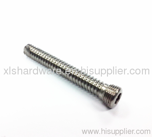 CNC machined Precision hardware titanium medical screw