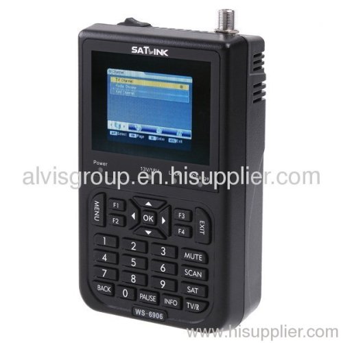 satlink ws6906 dvb-s digital satellite finder meter