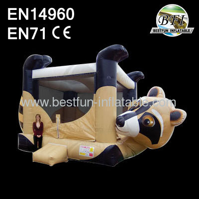 Inflatable Raccoon Belly Bouncer
