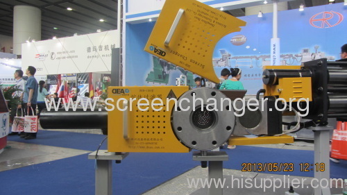 single plate double working position hydraulic screen changer
