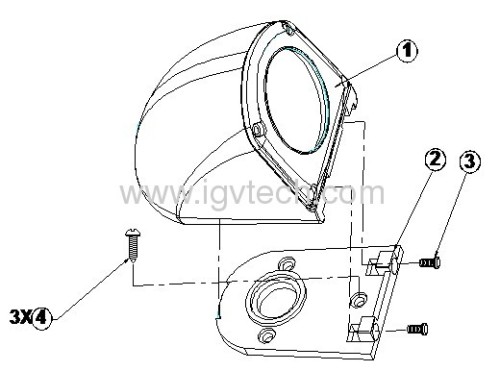 Bus IR Day/Night Exterior Side-view Cameras