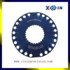 High quality aluminum 6061 CNC turning parts blue anodize aluminum laser service from China