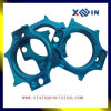 CNC machined parts, cnc milled precision blue anodized aluminum auto part