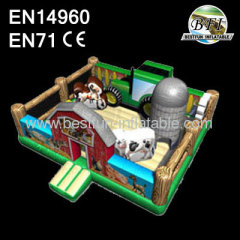 Kids Fantastic Inflatable Farm Yard Playlite