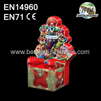 PVC Inflatable Clown Throne