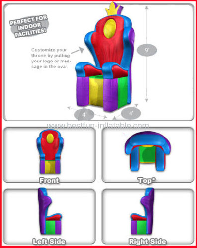 Party Kids Inflatable Wacky Throne