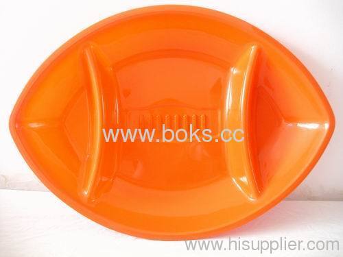 colored plastic candy serving tray