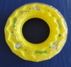 Double layer inflatable swim ring