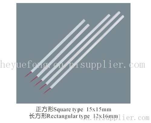 square and retangular ceramic electrode