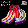 20' Curving Inflatable Dual Spiral Slide