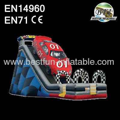 Victory Lap Dual Lane Giant Inflatable Race Car Slide
