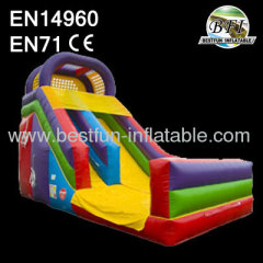 18' Wacky Colored Inflatable Mini Slide