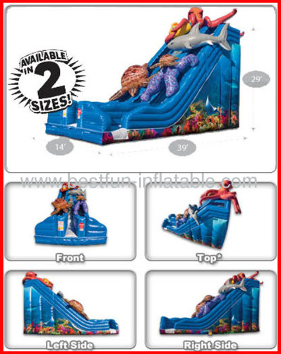 20' Inflatable Ocean Quest Slide