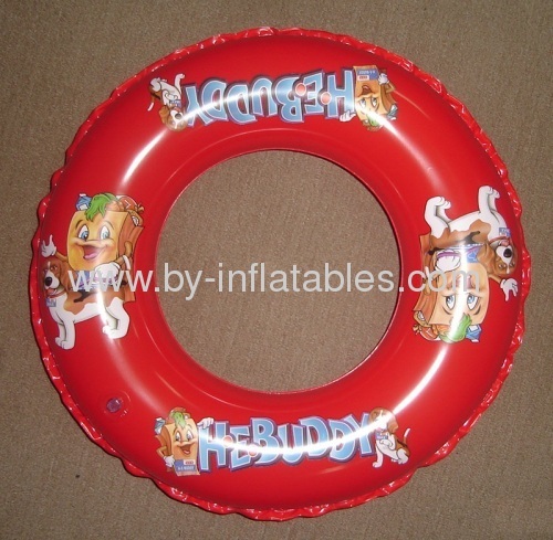 Inflatable PVC ring for kid swimming