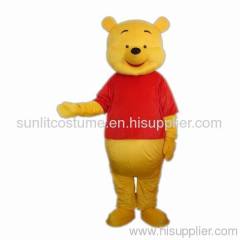winnie the pooh mascot costume