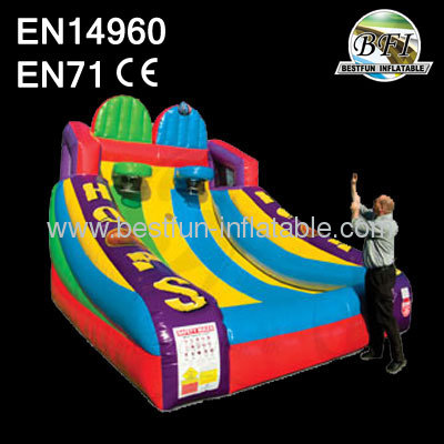 Colorful Popular Inflatable Wacky Basketball Hoops