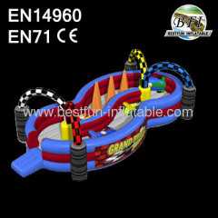 School Inflatable Grand Prix Track