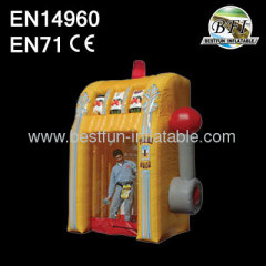 Yellow Inflatable Slot Machine