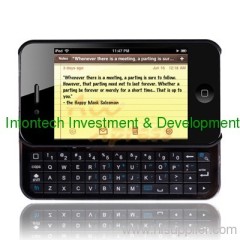 Sliding bluetooth keyboard case for iphone 4/ 4S