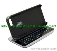 Detachable Sliding & Standing BT Keyboard Case for iPhone 5