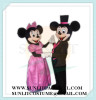 purple wedding mickey mouse mascot costume