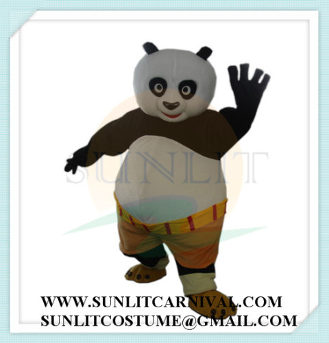 kongfu panda mascot costume