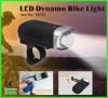 Dynamo powered LED bike light