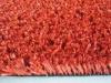 Red 20mm Tennis Artificial Grass , Plastic Synthetic Turf Recycled