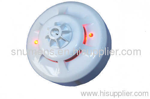 Remote LED indicator output function 2-wire conventiona smoke and heat combined detector